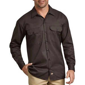 Dickies 574 Mangas Largas Uniforme de Trabajo Informal Con Botones Camisa PARA HOMBRE COLORES M-4XL - Imagen 1 de 20