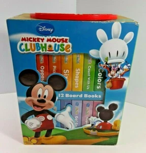 Set of 12 Disney Mickey Mouse Clubhouse Board Books Early Reader - Picture 1 of 7