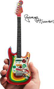 George Harrison - George Harrison Fender Stratocaster Rocky Design Mini Guitar R