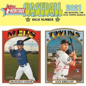 2021 Topps Heritage High Number SP Complete Your Set You Pick SP, 701-725