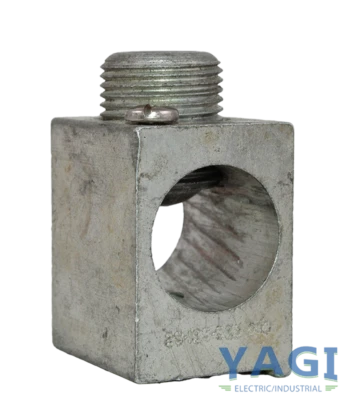 Morris 25-125-525-014 Lug 1/0MCM 1 Port 1 Hole Aluminum - Image 1 of 4