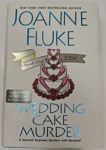 Wedding Cake Murder SIGNED by Joanne Fluke (2016, Hardcover) 1st/1st - Picture 1 of 7