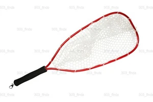 Trout Fishing Net - Aluminum w/ Soft Rubber Mesh Lightweight Foam Handle - Picture 1 of 8