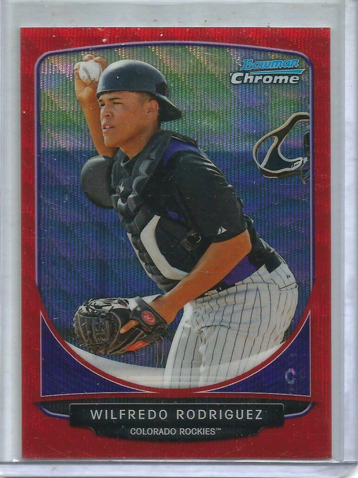 Wilfredo Rodriguez 2013 Bowman Chrome Red Wave Refractor #04/25 - Image 1 of 1