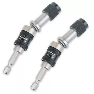 1/4" Swivel Hex Bit Holder with Locking Pivot and Quick Release Sleeve (2 pc) - Picture 1 of 4