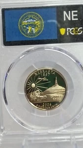 2006 S 25C Clad Nebraska Quarter PCGS PR70DCAM #582 Transparent Pricing - Picture 1 of 2
