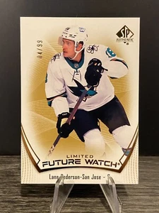 2021-22 SP Authentic Limited Gold Future Watch Lane Pederson 4/99 SJ Sharks #108 - Picture 1 of 2