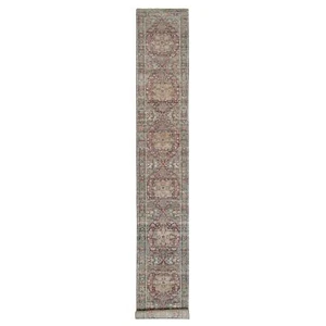2'6"x18' Red Soft Wool Heriz Revival Hand Knotted XL Runner Oriental Rug R90203 - Picture 1 of 8