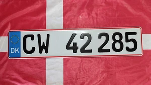 Gebrauchtes Dänemark Nummernschild - Replika - Bild 1 von 1