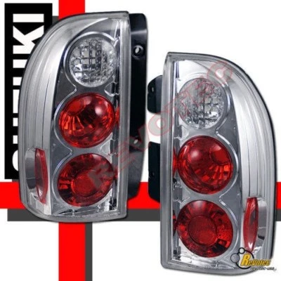 1999-2004 Suzuki Grand Vitara XL7 XL-7 Chrome Tail Lights 00 01 02 03 1 Pair - Image 1 of 2