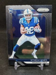 2018 Panini Prizm Football Base Rookie Card #229 Nyheim Hines RC - Picture 1 of 2