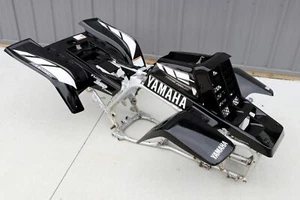 Yamaha Banshee fenders + gas tank plastic + rad cover grill + graphics BLACK 01 - Picture 1 of 12