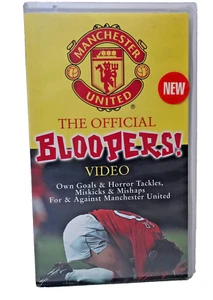 Manchester United The Official Bloopers Video VHS Tape 2001 - Picture 1 of 5