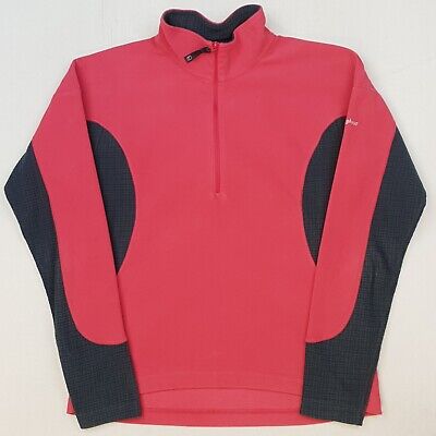 Berghaus Womens Sweatshirt FLEECE Polar 1/2 Zip Jumper Warm UK 10 SMALL Pink • 19.34€