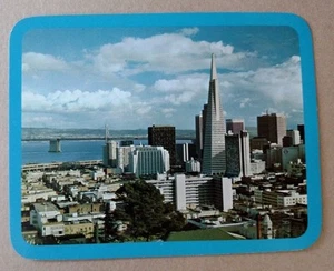 San Francisco "Downtown" von Russian Hill. BIG 6,8" x 5,3" unbenutzt - Bild 1 von 2
