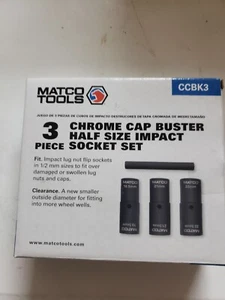 Matco Herramientas CCBK3 3 Piezas Cromo Tapa Buster Kit - Imagen 1 de 4