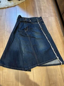 JUNYA WATANABE denim skirt AD2005 indigo size M Used - Picture 1 of 6