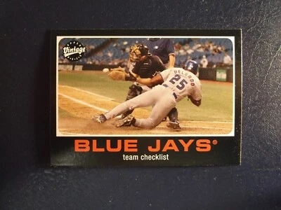 2002 Upper Deck Vintage Baseball Blue Jays Team Card # 27 - Image 1 of 2