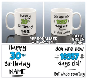30th BIRTHDAY MUG 1994 Personalised Cup 30th Birthday Gift Son Men Him Brother - Picture 1 of 14