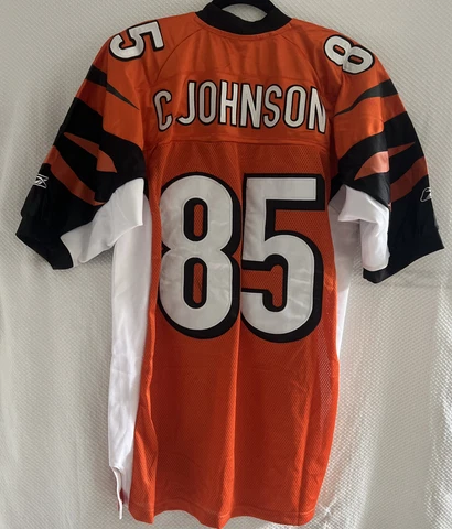 Reebok NFL Cincinnati Bengals Chad Johnson Size 48 #85 Mens Jersey Cover