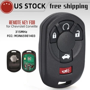 for 2005-2007 Chevrolet Corvette Keyless Remote Transmitter Key Fob M3N65981403 - Picture 1 of 6