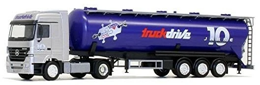Mercedes-Benz Actros LH Silo Semirimorchio Truckdrive 1:87 Herpa 286268 - Immagine 1 di 1