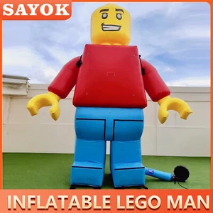 Standing Bricks-Minifigs inflatable lego man for game advertising - Picture 1 of 19