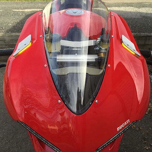 Señales de giro de bloqueo de espejo retrovisor Ducati 1299 Panigale 2015-2019 nuevas Rage Cycles Foto 1 de 1