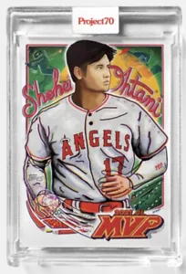 Topps Project70 Card 722 - Shohei Ohtani by Efdot MLB AL MVP - Picture 1 of 2