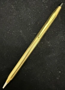 o'o'o . Vintage . . Cross Kugelschreiber Stift. . 10k GOLD gefüllt. . Writes & Twists - Bild 1 von 7