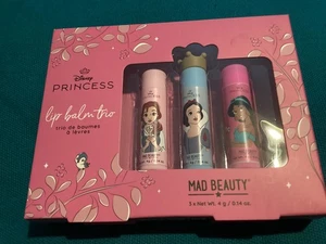 BNIB New Sealed Official Disney Princess Scented Lip Balm Trio - 4g x 3 - Picture 1 of 4