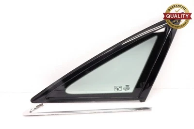 2016 - 2018  AUDI A6 C7 REAR RIGHT QUARTER WINDOW GLASS & CHROME MOLDING OEM Foto 1 de 4