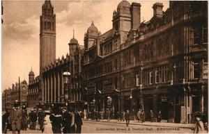 CPA Carte Postale Royaume Birmingham Corporation street Central Hall VM100915ok - Picture 1 of 2