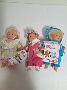 Vintage My Love Mini Baby Doll Simba Toys 7” NWT Lot - Picture 1 of 7