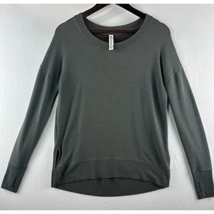 Sudadera Athleta Coaster Luxe Verde Ejército Atletismo Yoga Acogedora Suave Talla Pequeña - Imagen 1 de 9