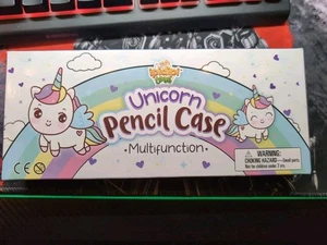 Whimsical Unicorn Pencil Case with Compartments – Perfect for Girls - Picture 1 of 10