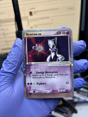 2003 Pokemon Ruby Sapphire Mewtwo EX Holo Ultra Rare 101/109  - Image 1 of 4
