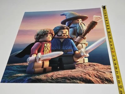 Lego "The Hobbit" Game Store PROMO Poster With Original Shipper Box RARE! - Image 1 of 4