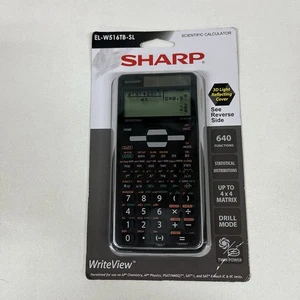 Sharp EL-W516TB-SL Scientific Calculator Silver (AP, SAT Permitted) - Picture 1 of 5