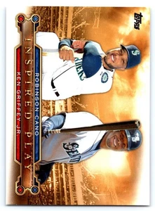 2015 Topps Inspired Play #I2 Ken Griffey Jr. Robinson Cano Seattle Mariners - Bild 1 von 2