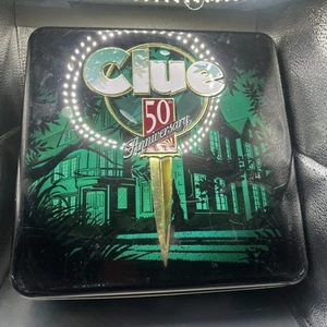 CLUE 50th Anniversary Edition BLECHBOX Spiel Parker Brothers Hasbro komplett 1999 - Bild 1 von 6