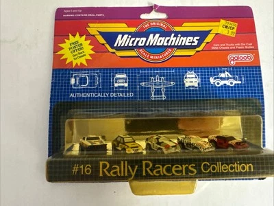 Micro Machines #16 Rally Racers 1988 Vintage Diecast Vehicles Ferrari New Sealed - Image 1 of 4