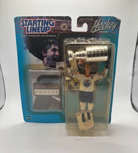 2000 Startaufstellung Hockey NHL Wayne Gretzky Stanley Cup Figur mit Poster - NEU - Bild 1 von 4