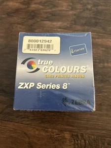 New In Box True Colors Card Printer Ribbon I Series Zxp Series 8 - Photo 1/3
