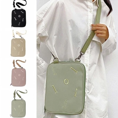 Portable Crossbody Laptop Bag Shockproof Girl Computer Bag Tablet Sleeve Bag - Image 1 of 4