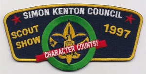 CSP - SIMON KENTON COUNCIL - SA-33 - SCOUT SHOW - 1997 - 600 MADE - BV $10-$15 - Bild 1 von 1