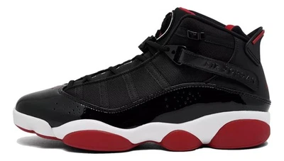 Size 10.5 - Nike Air Jordan 6 Rings 'Bred' Men's Shoes 322992-062 - Image 1 of 4