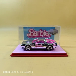 Hot Wheels DMC DELOREAN Silver CHROME BARBIE (WANGSTAR CUSTOM) Rare REAL RIDERS - Picture 1 of 15