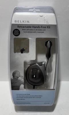Belkin F8V920-PL-RTC Retractable Hands Free Kit - 2006 - NEW/SEALED BN14 - Image 1 of 2