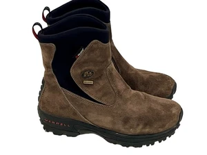 Merrell Tundra Polartec Thinsulate wasserdicht braun Slipper Stiefel Herren Größe 9 - Bild 1 von 8
